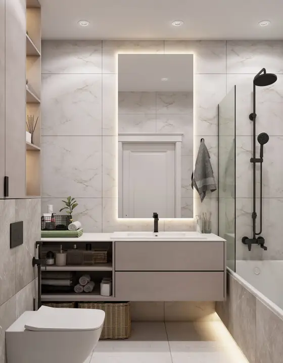 Bathroom renovation inspiration – example 68
